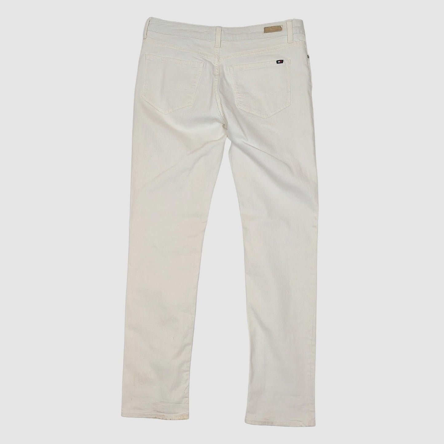 Tommy Hilfiger Mens Rome Regular Fit Jeans W30 L32 Off White Cream Denim Pants by Tommy Hilfiger – | RewearableUK