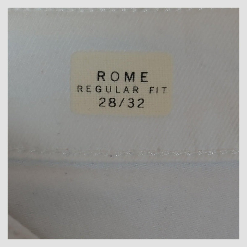 tommy hilfiger rome regular fit womens white denim jeans size w28 l32 casual by Tommy Hilfiger – JEANS | RewearableUK