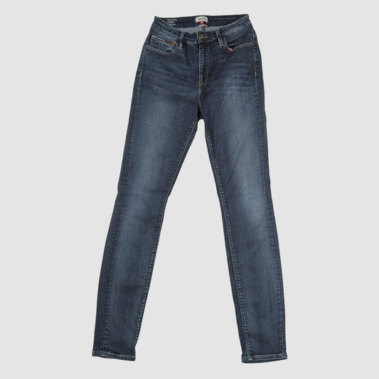 Tommy Hilfiger Santana Skinny Jeans Blue High Rise W30 L32 Womens by Tommy Hilfiger – JEANS | RewearableUK