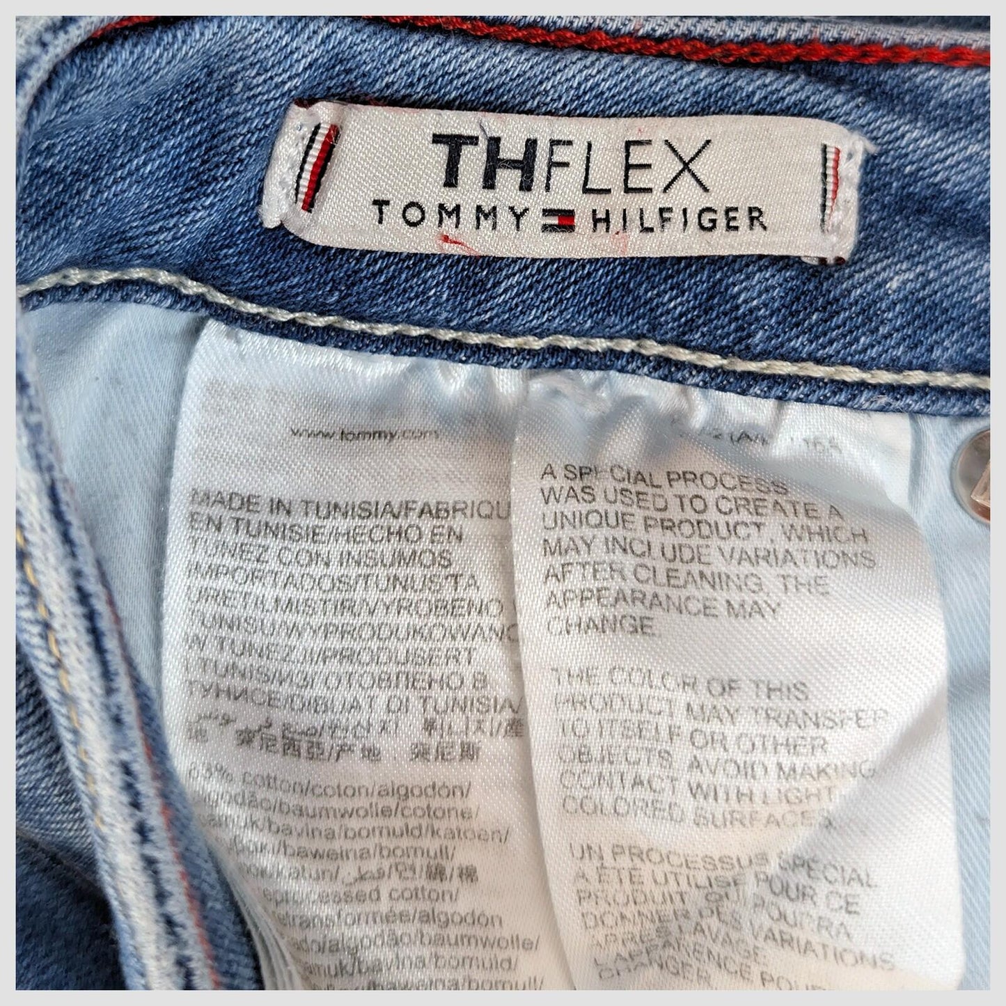 tommy hilfiger th flex como skinny womens blue wash denim jeans size w29 l30 by Tommy Hilfiger – JEANS | RewearableUK