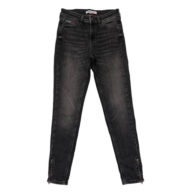 tommy hilfiger women size w28 l32 grey black nora skinny mid rise jeans by Tommy Hilfiger – | RewearableUK