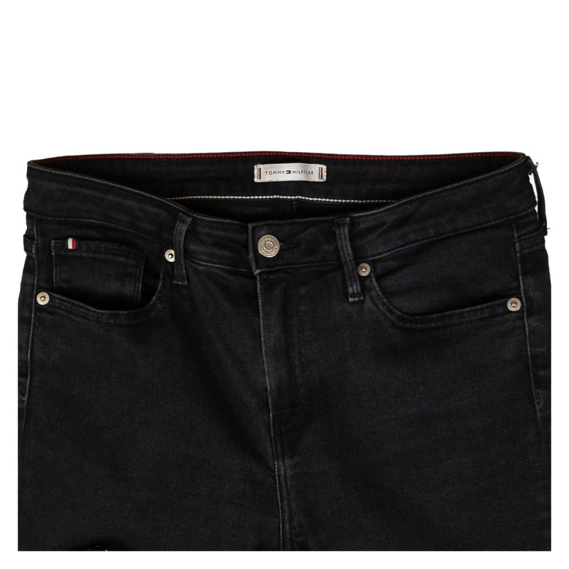 Tommy Hilfiger Women's Jeans W32 L30 Black Skinny Fit Stretch Lyocell Denim Pant by Tommy Hilfiger – | RewearableUK