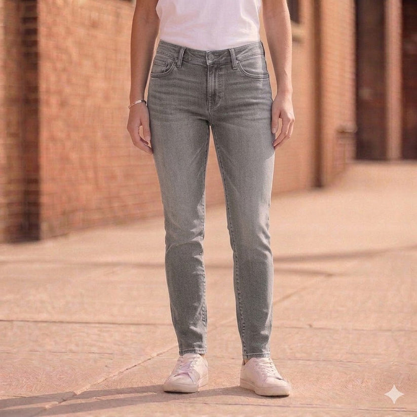 tommy jeans finley mens grey super skinny stretch denim trousers 34 32 by Tommy Hilfiger – JEANS | RewearableUK