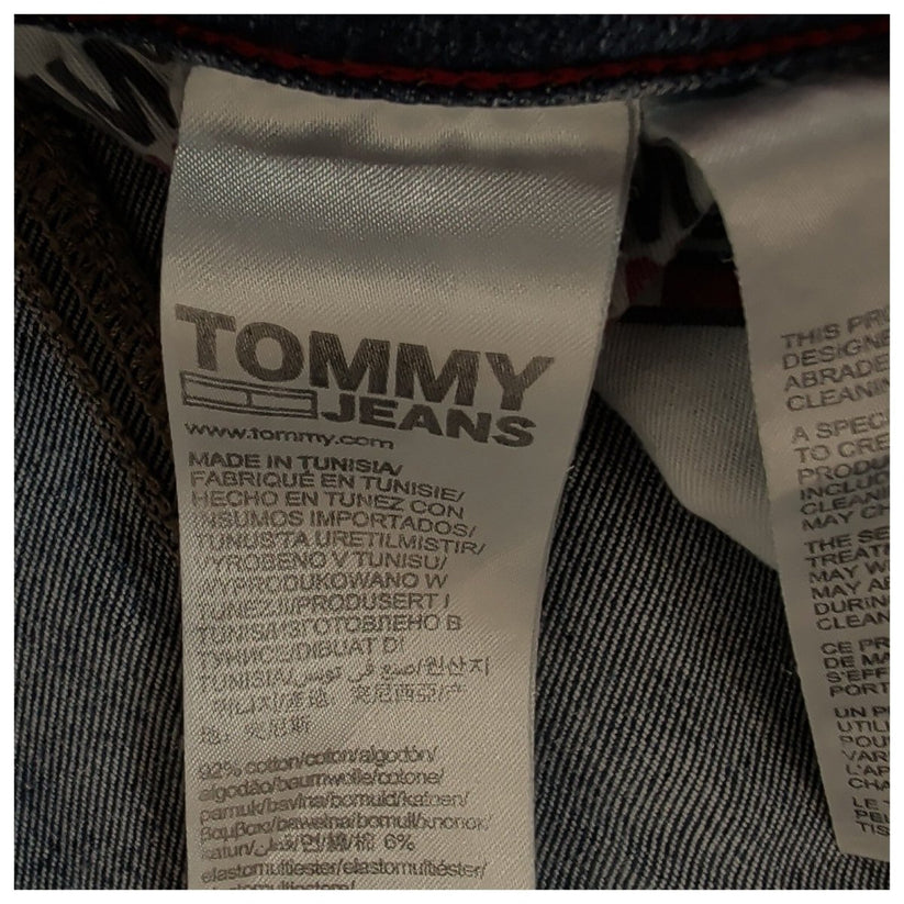 Tommy Jeans Nora Women's Blue Skinny Jeans W29 L32 Mid Rise Distressed Denim – product photo 8 | RewearableUK