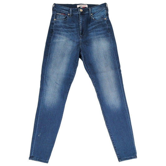 Tommy Jeans Sylvia Women's Blue Jeans W28 L28 High Rise Super Skinny Denim by Tommy Hilfiger – | RewearableUK