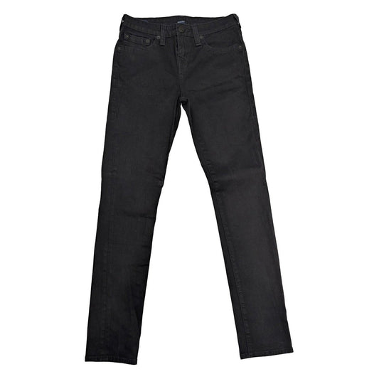 true religion rocco boys black skinny solid stretch denim jeans size 16
