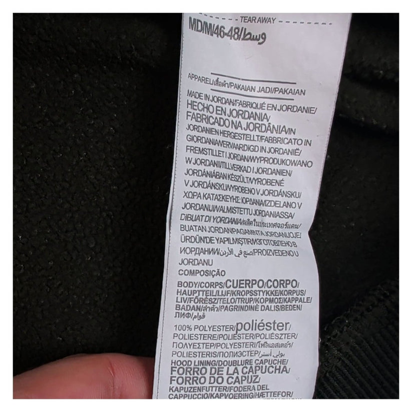 Under Armour ColdGear Men's Full Zip Hoodie Black Fleece Lined Loose Fit M – product photo 6 | RewearableUK