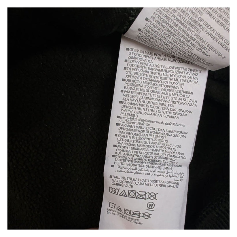 Under Armour ColdGear Men's Full Zip Hoodie Black Fleece Lined Loose Fit M – product photo 5 | RewearableUK