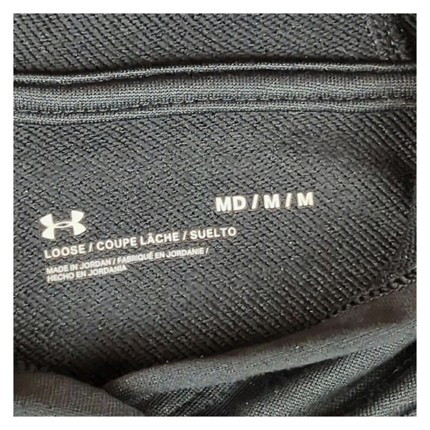 Under Armour Under Armour Men’s Black Hoodie Size M Regular Fit Cotton - Blend Pullover Sweater & Hoodie RewearableUK