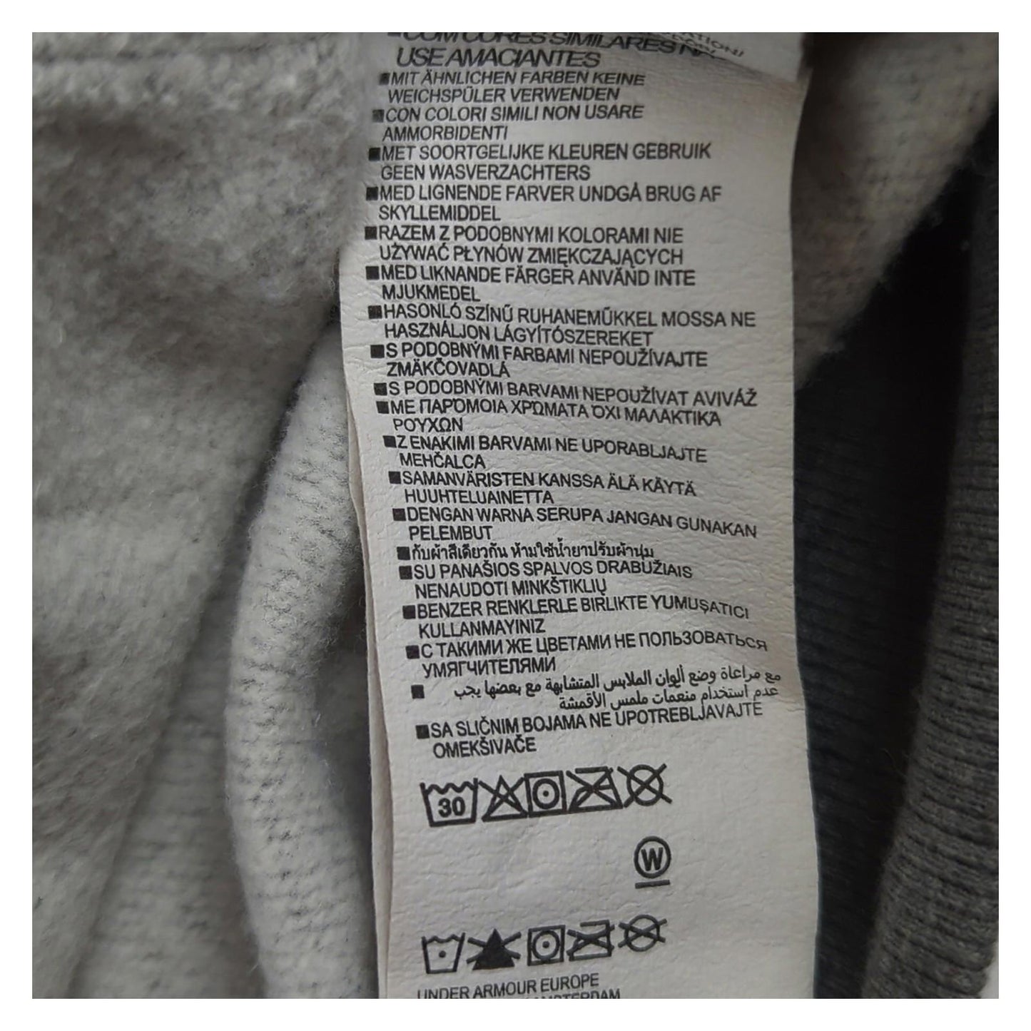 Under Armour Under Armour Mens Hoodie Size L Large Grey Pullover Jumper Long Sleeve Hooded To Sweater & Hoodie RewearableUK