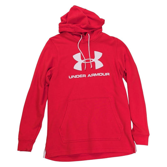 Under Armour Women's Hoodie SM Red Graphic Logo – product photo 1 | RewearableUK