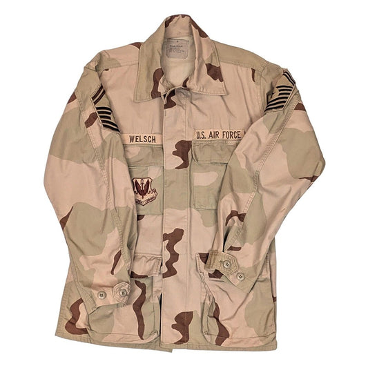 us air force 3 color desert camo combat coat shirt medium regular patches by US Air Force – | RewearableUK