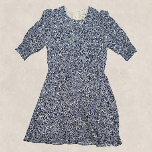 Whistles Womens Blue White Floral Print Midi Dress UK 10 Elegant Summer by Whistles – | RewearableUK