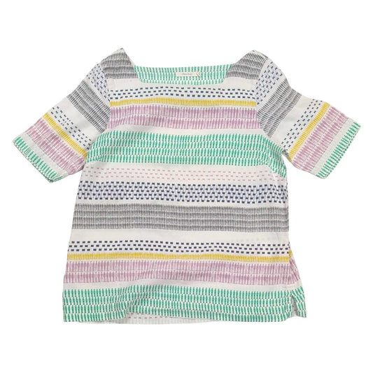 White Stuff Linen Cotton Tunic Top UK 14 Multicolour Square Neck Summer – product photo 1 | RewearableUK