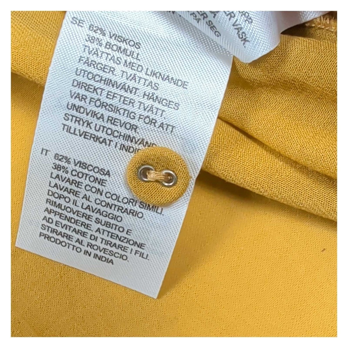 White Stuff Women's Mustard Yellow Lace Pintuck Blouse UK 16 Long Sleeve – product photo 9 | RewearableUK