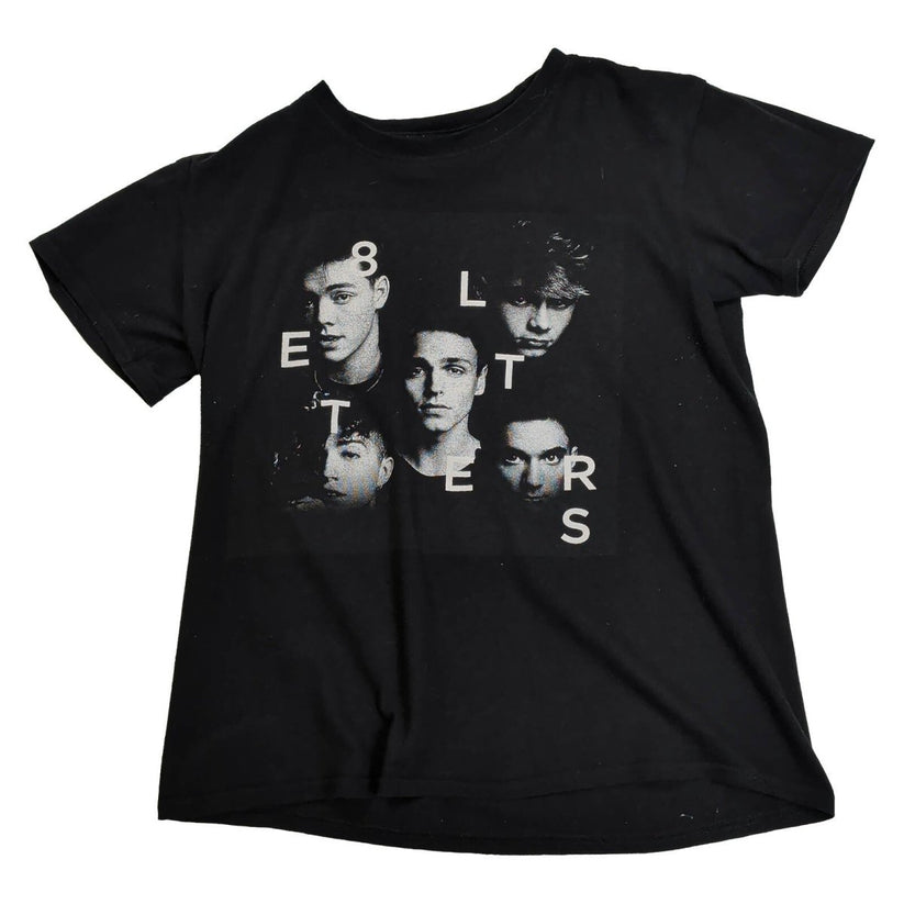Why Don't We 8 Letters 2018 Tour T-Shirt S Black Double Sided Pop Band – product photo 1 | RewearableUK