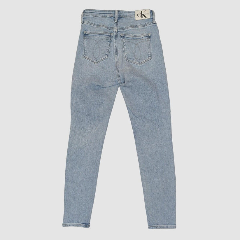 womens calvin klein jeans high rise skinny ankle fit light blue denim w29 by Calvin Klein – JEANS | RewearableUK