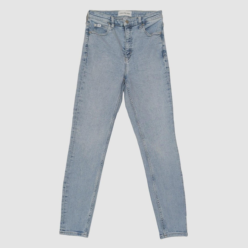 womens calvin klein jeans high rise skinny ankle fit light blue denim w29 by Calvin Klein – JEANS | RewearableUK