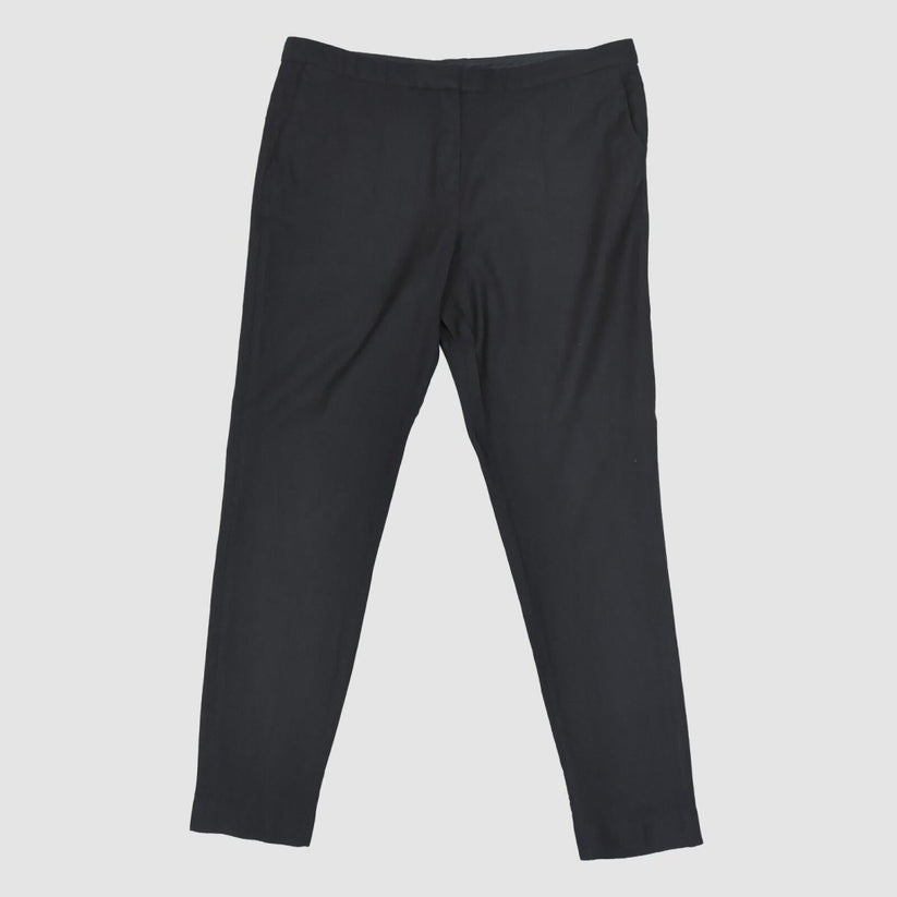 womens massimo dutti black tailored straight trousers pants usa 14 mex 36 by Massimo Dutti – SMART | RewearableUK