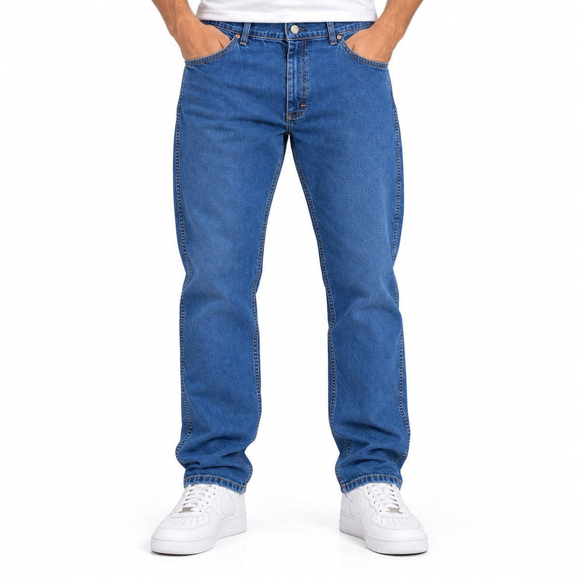 Wrangler Authentics Men's Jeans W38 L29 Blue Denim Straight Leg Trousers – Jeans product photo 1 | RewearableUK