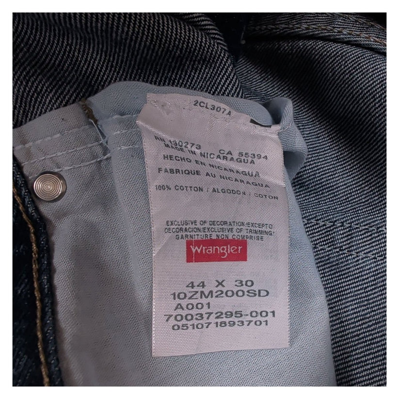 Wrangler Authentics Men's Jeans W44 L30 Blue Denim Straight Leg Regular Fit – product photo 7 | RewearableUK