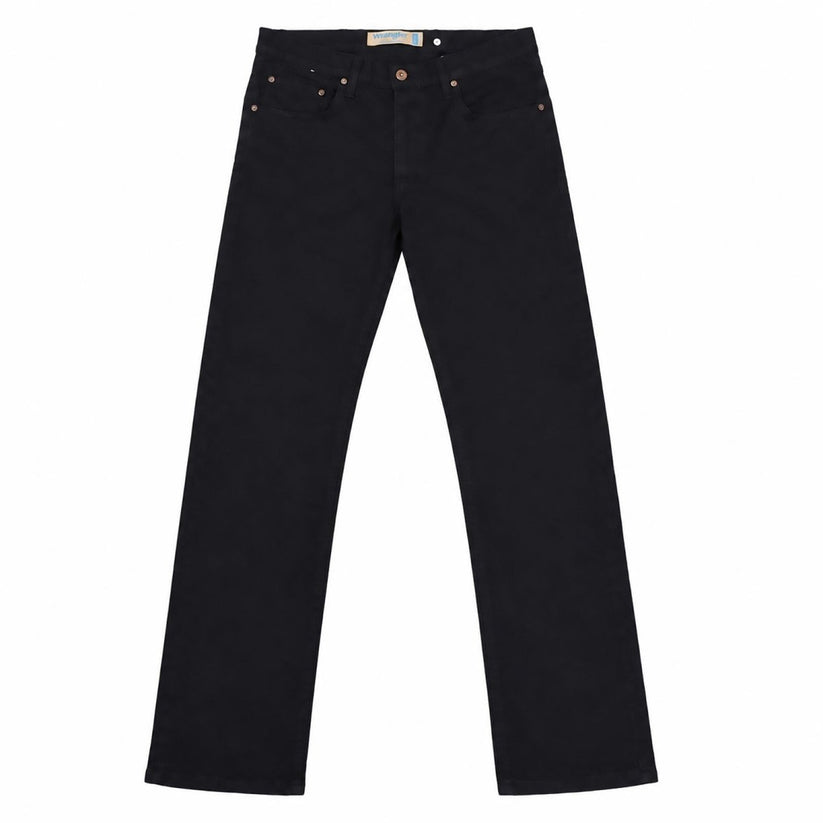 Wrangler Men's Black Jeans W30 L32 Straight Fit Stretch Denim 5 Pocket Trousers – product photo 1 | RewearableUK