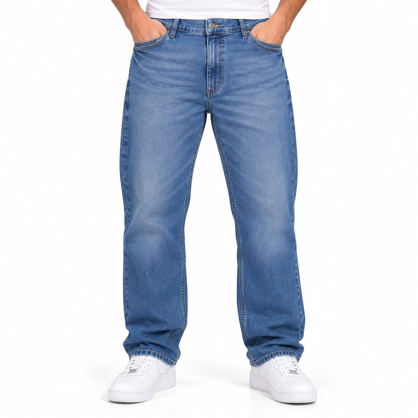 Wrangler Men's Jeans W40 L30 Straight Fit Blue Denim Stretch 95STTCL – Jeans product photo 1 | RewearableUK