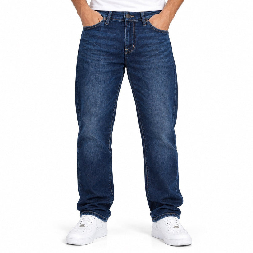 Wrangler Men's Jeans W40 L30 Straight Leg Blue Denim 95STTCL Missing Button – Jeans product photo 1 | RewearableUK