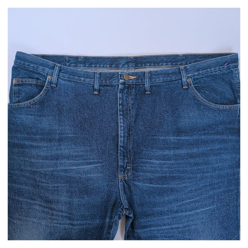 Wrangler Men's Regular Fit Jeans W50 L30 Blue Denim Straight Leg 96501MR – product photo 4 | RewearableUK