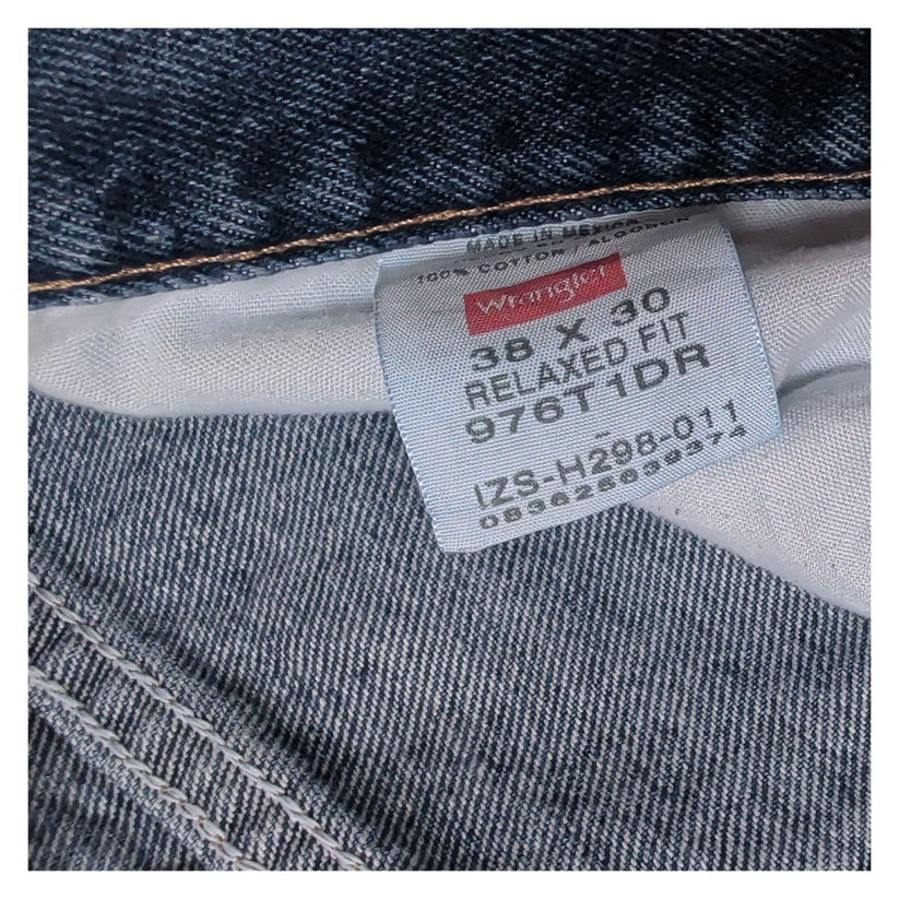 Wrangler Men's Relaxed Fit Jeans W38 L30 Blue Denim Straight Leg Trousers – Jeans product photo 5 | RewearableUK