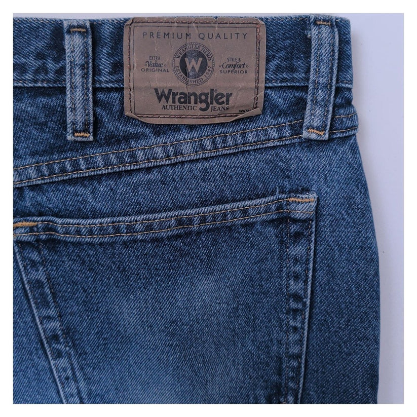 Wrangler Men's Relaxed Fit Jeans W38 L30 Blue Denim Straight Leg Trousers – Jeans product photo 7 | RewearableUK