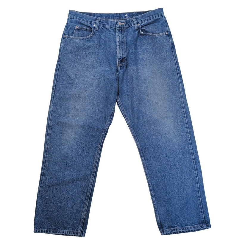 Wrangler Men's Relaxed Fit Jeans W38 L30 Blue Denim Straight Leg Trousers – Jeans product photo 8 | RewearableUK