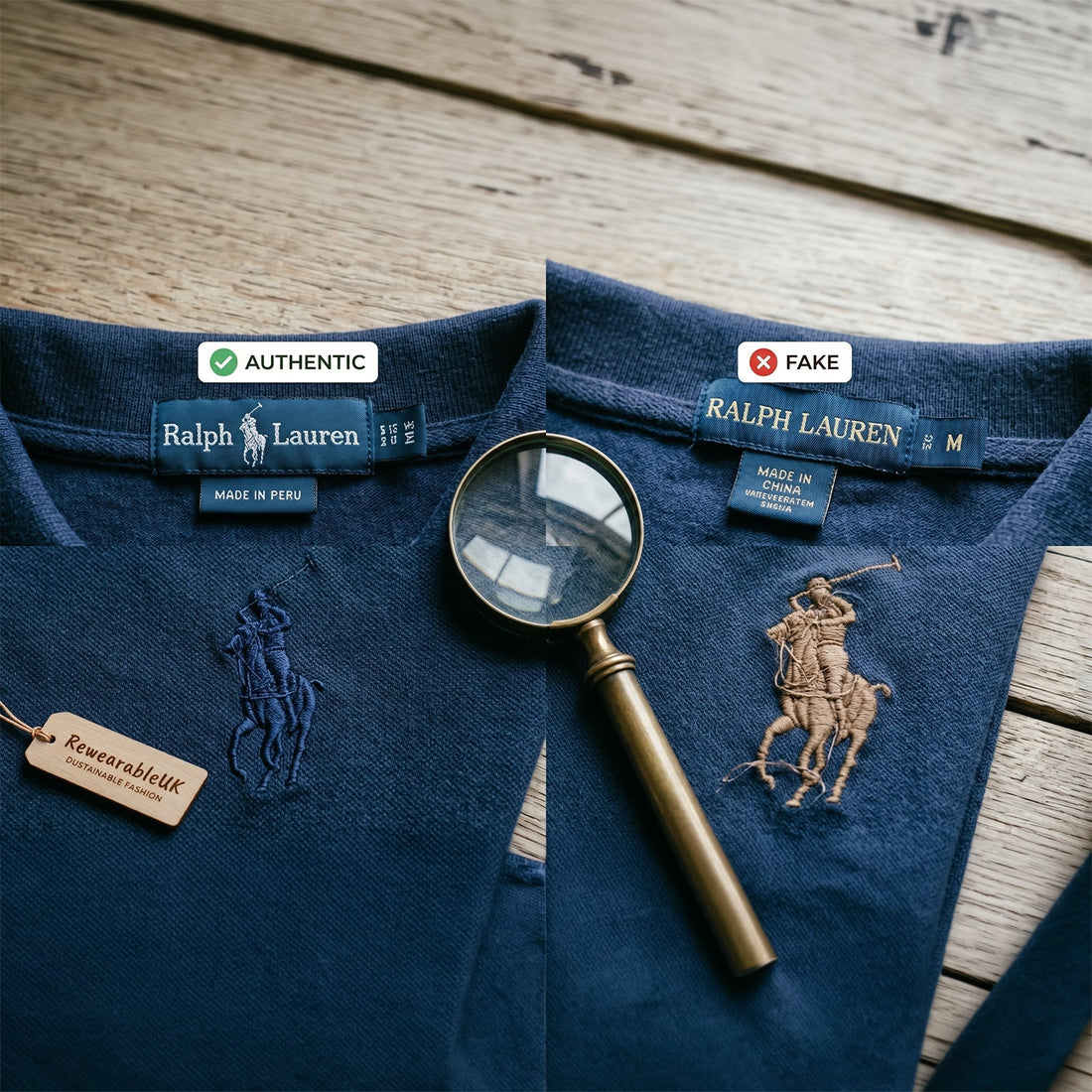 How to Spot a Fake Ralph Lauren Polo Shirt: The Ultimate Guide - RewearableUK