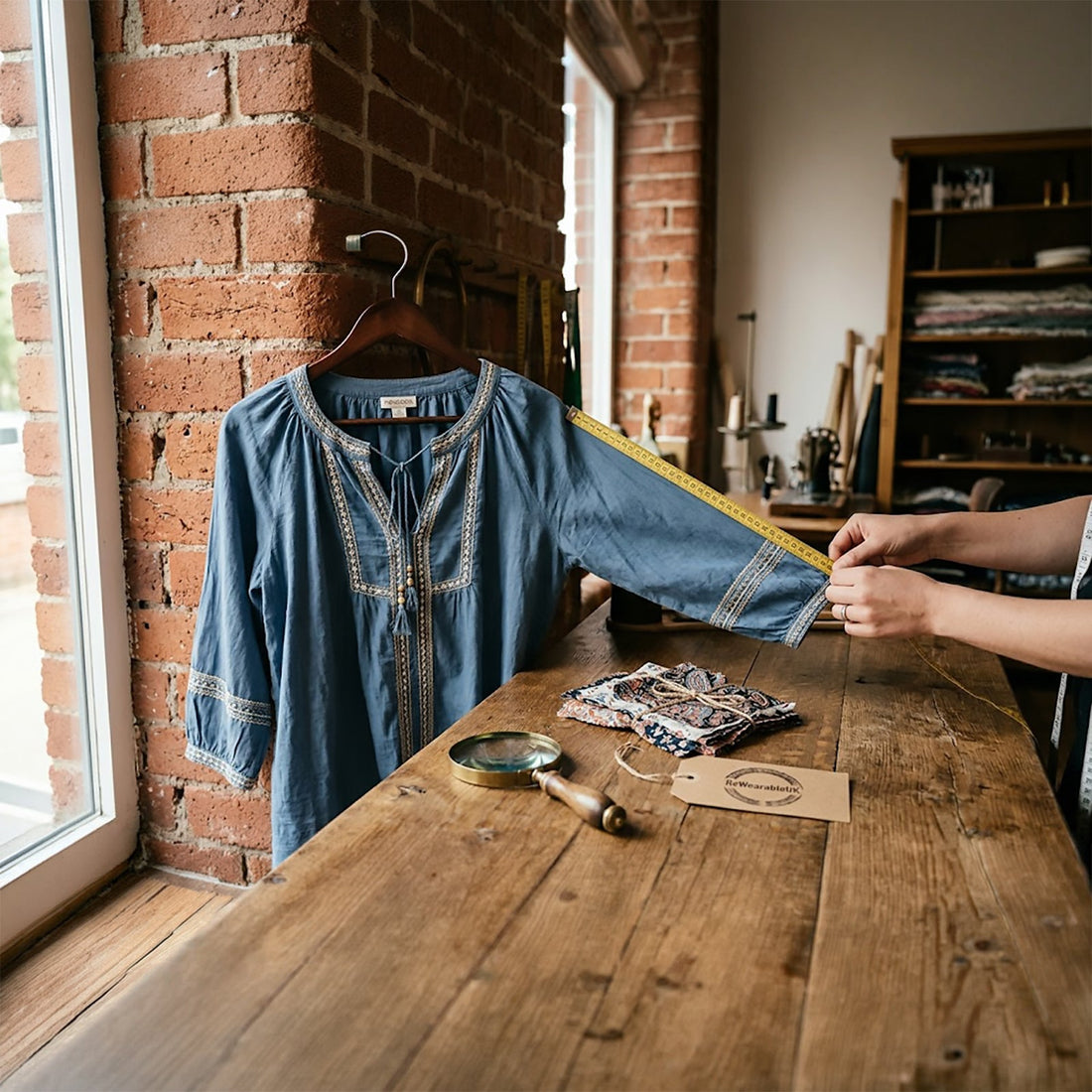 Monsoon Dusty Blue Embroidered Boho Tassel Blouse: A UK Guide to Sizing and Fit - RewearableUK