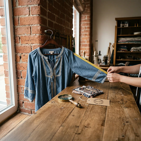 Monsoon Dusty Blue Embroidered Boho Tassel Blouse: A UK Guide to Sizing and Fit - RewearableUK
