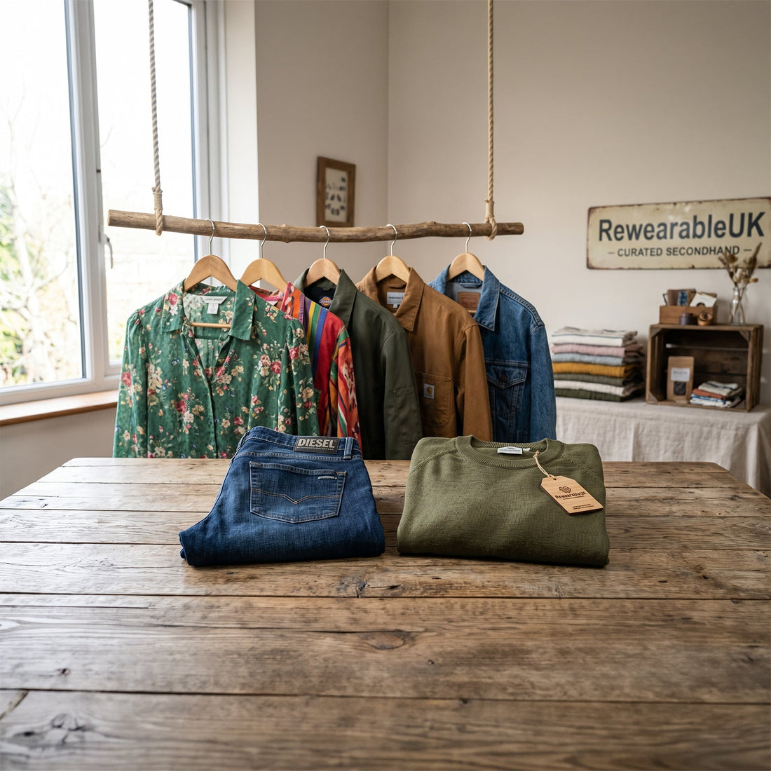 🌍 Why Secondhand Clothing is a Must for Sustainable Fashion Enthusiasts - RewearableUK