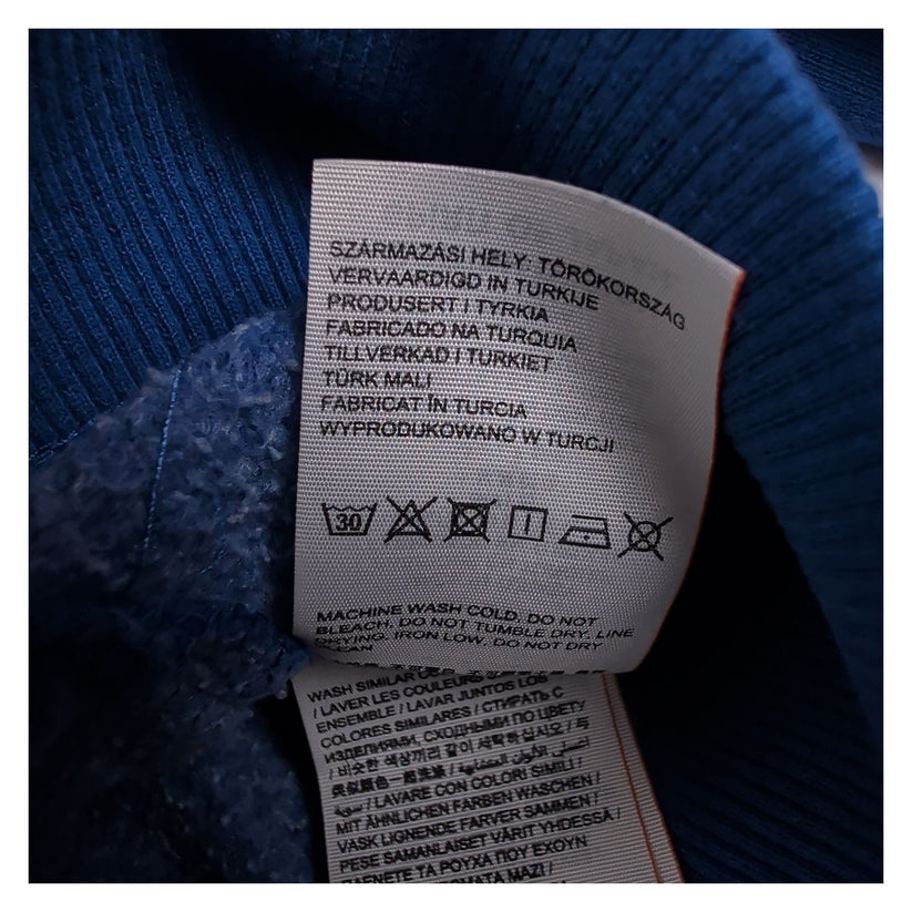 Superdry Men's Track & Field Royal Blue Track Top XL Graphic Zip Front