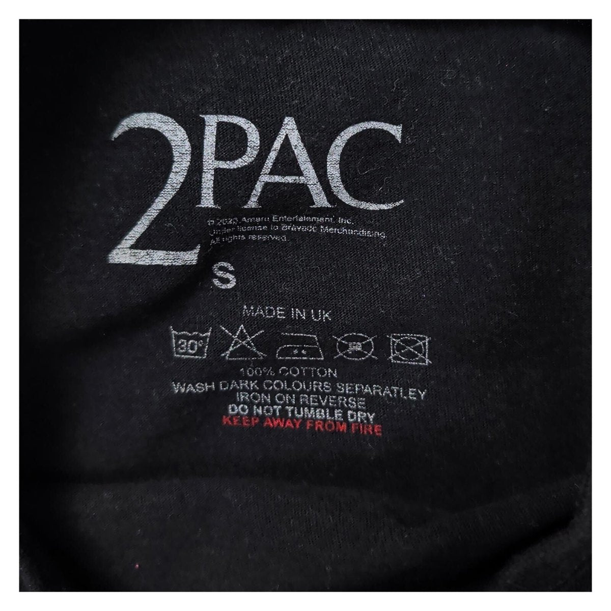 2Pac Makaveli Don Killuminati 7 Day Theory T-Shirt S Black Hip Hop Rap Tee – product photo 5 | RewearableUK