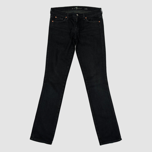 7 for all mankind edie womens dark wash denim jeans size 29 made in italy by 7 For All Mankind – JEANS | RewearableUK