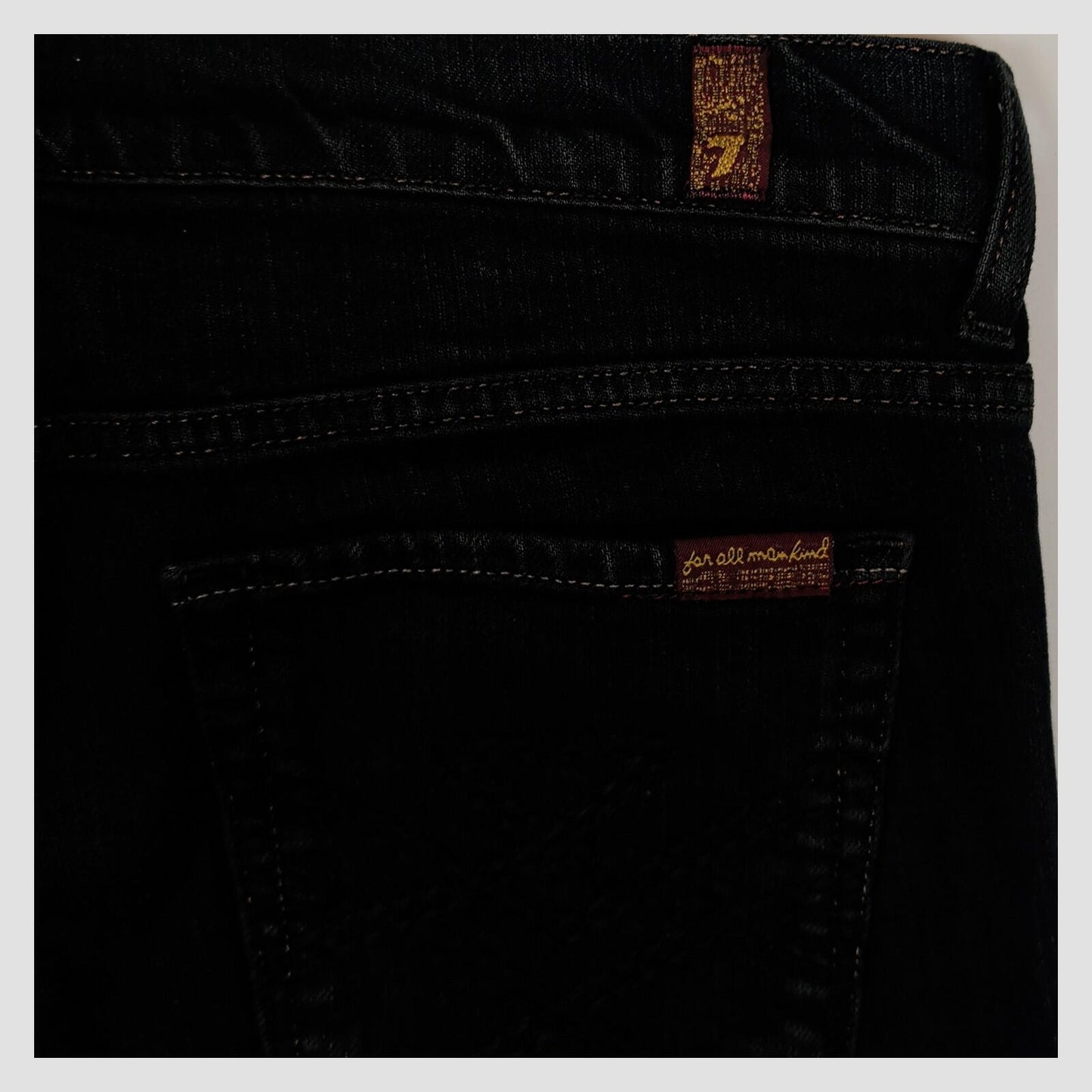 7 for all mankind edie womens dark wash denim jeans size 29 made in italy by 7 For All Mankind – JEANS | RewearableUK