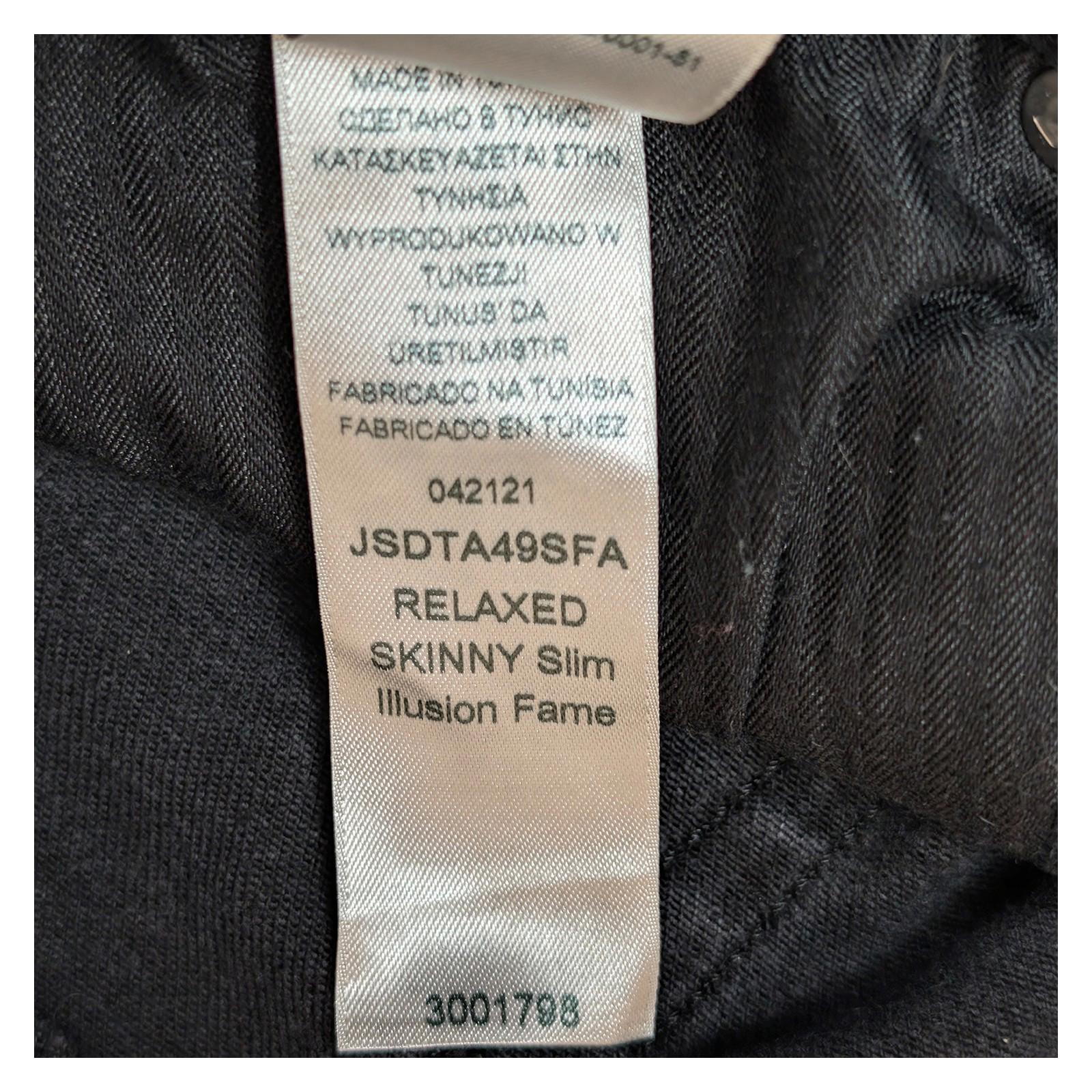 7 For All Mankind Relaxed Skinny Womens Jeans Black Slim Illusion Size 28 by 7 For All Mankind – | RewearableUK