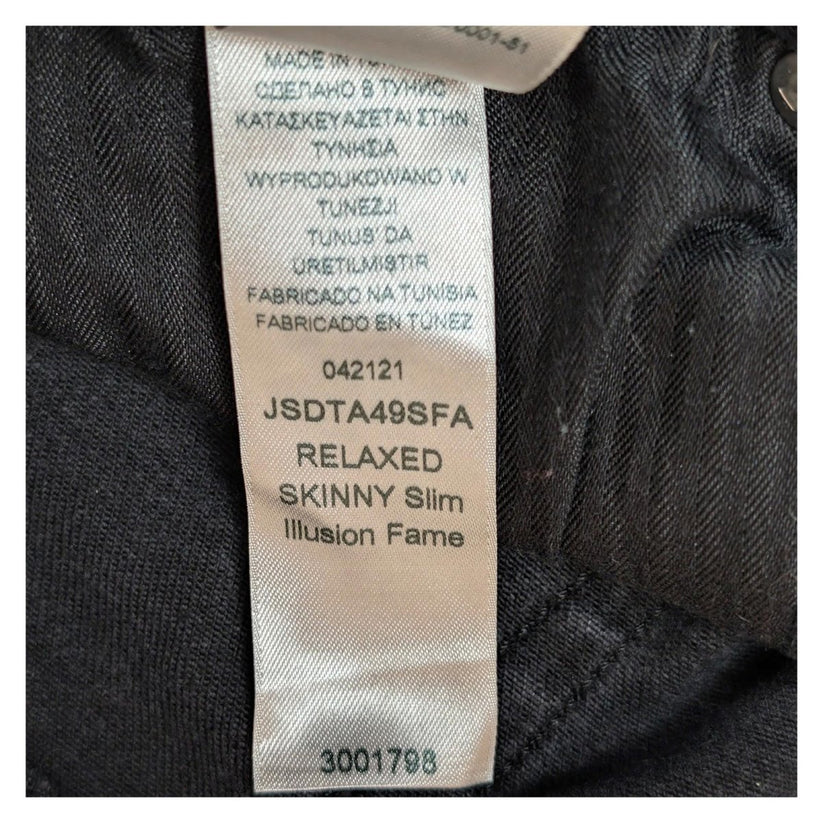 7 For All Mankind Relaxed Skinny Womens Jeans Black Slim Illusion Size 28 by 7 For All Mankind – | RewearableUK