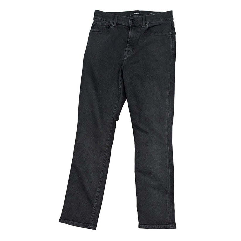 7 For All Mankind Relaxed Skinny Womens Jeans Black Slim Illusion Size 28 by 7 For All Mankind – | RewearableUK