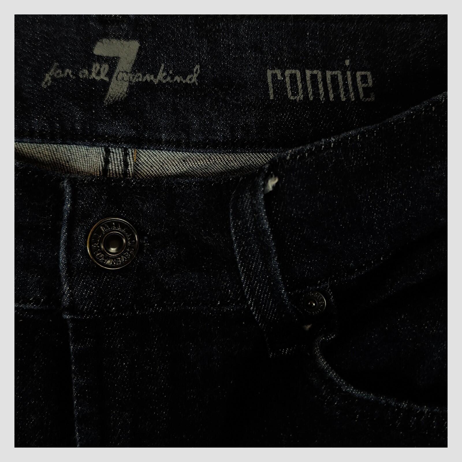 7 For All Mankind Ronnie Jeans Black Skinny Denim W30 Womens Slim Fit by 7 For All Mankind – JEANS | RewearableUK