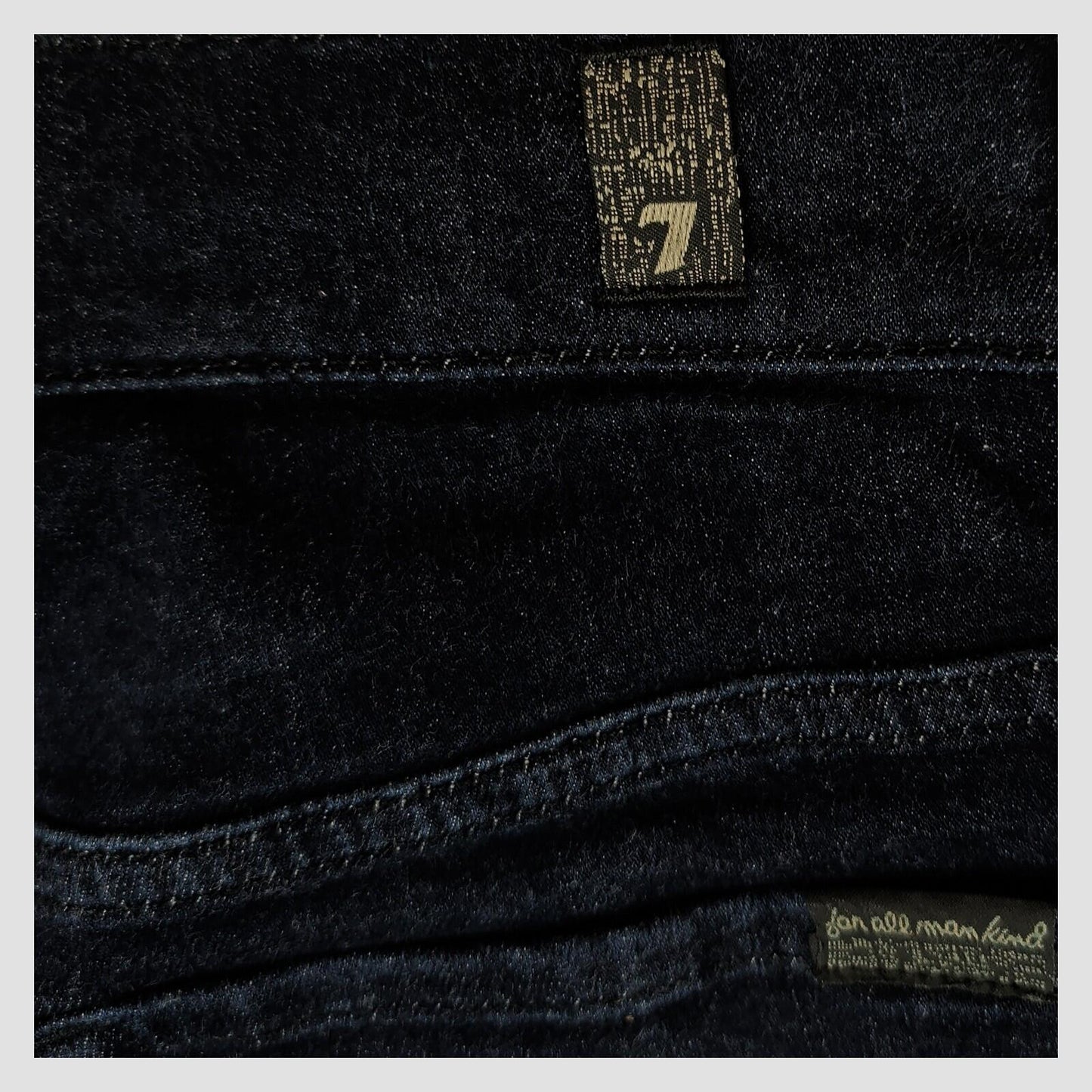 7 For All Mankind Ronnie Jeans Black Skinny Denim W30 Womens Slim Fit by 7 For All Mankind – JEANS | RewearableUK