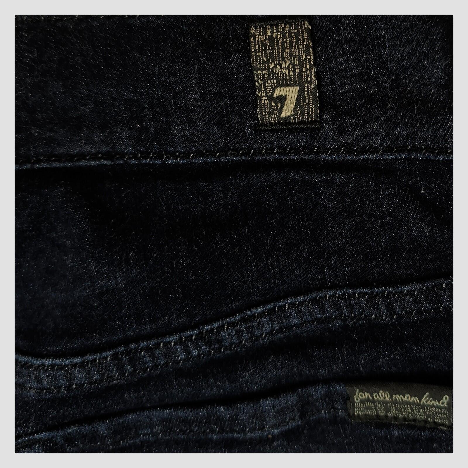 7 For All Mankind Ronnie Jeans Black Skinny Denim W30 Womens Slim Fit by 7 For All Mankind – JEANS | RewearableUK