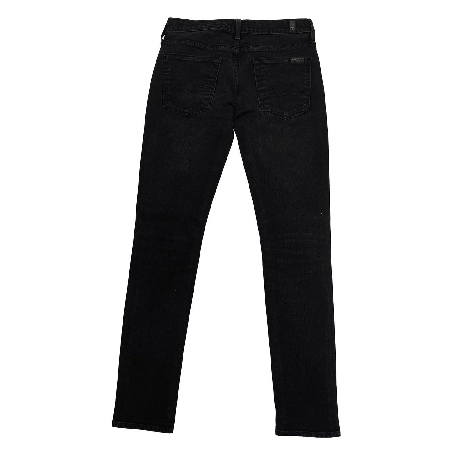 7 for all mankind roxanne womens jeans size 27 black skinny stretch by 7 For All Mankind – JEANS | RewearableUK