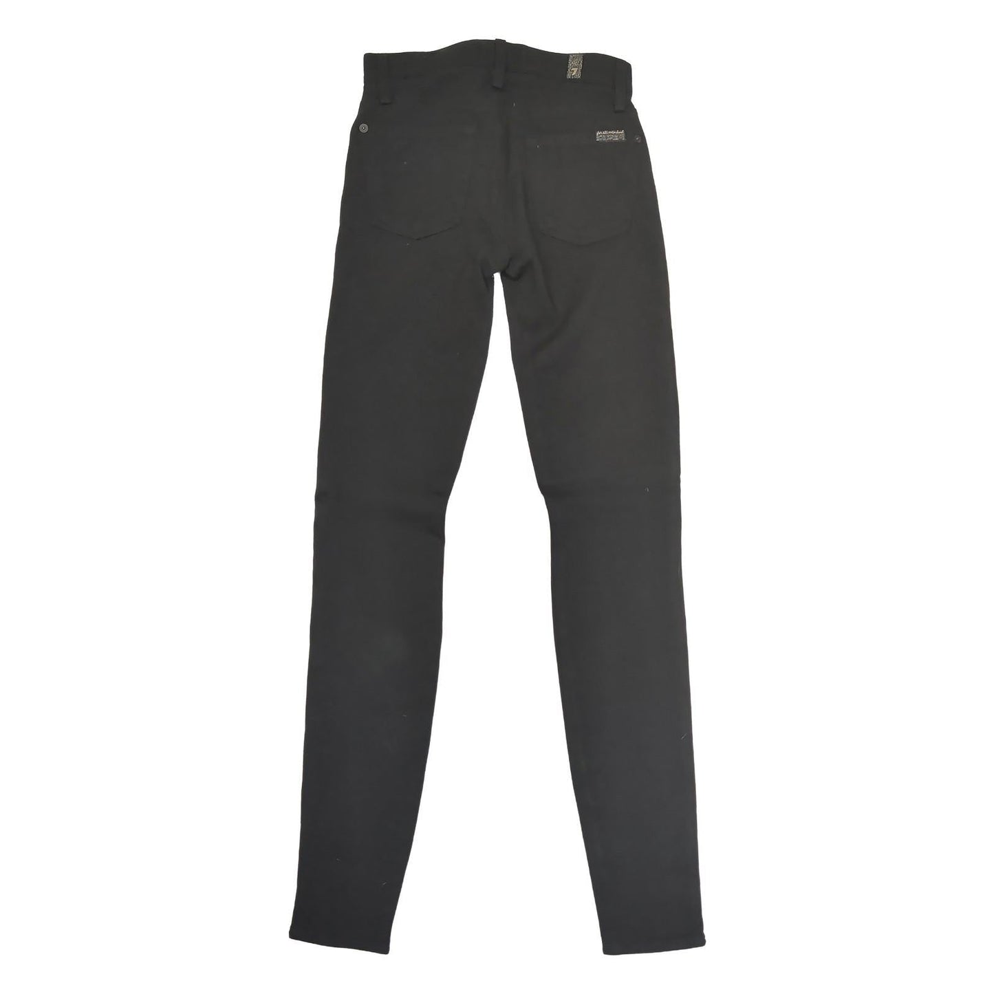 7 For All Mankind Women Size 26 Black Herringbone Tweed Skinny Trousers by 7 For All Mankind – | RewearableUK