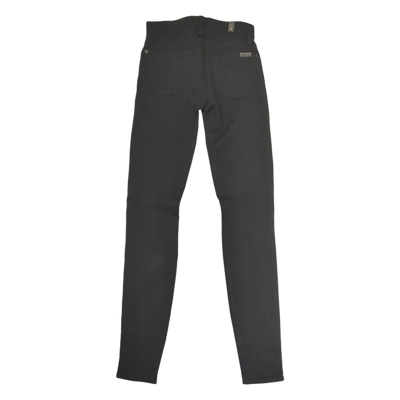 7 For All Mankind Women Size 26 Black Herringbone Tweed Skinny Trousers by 7 For All Mankind – | RewearableUK
