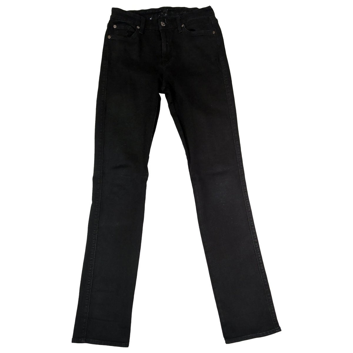 7 For All Mankind Womens Black Stretch Jeans W31 L30 Slim Skinny by 7 For All Mankind – | RewearableUK
